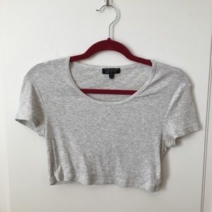 Top Shop cream crop top